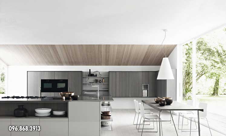 Mẫu thiết kế nội thất phòng bếp đẹp hiện đại