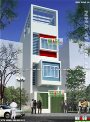 Thiết kế nhà phố 3.3m x 14m tại quận Đống Đa, Hà Nội