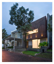 Mẫu nhà đẹp 2 tầng hiện đại với các lam dọc được thiết kế tinh tế | ND68-012