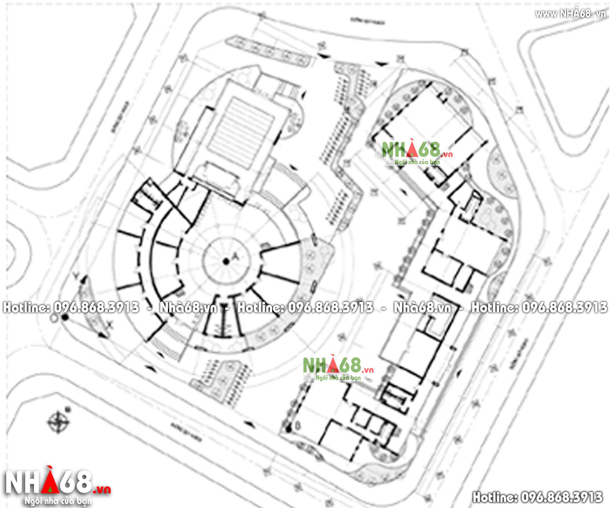 Thiết kế kiến trúc Nhà Trẻ - Nhà Văn Hóa